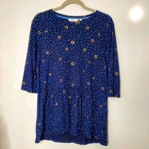 Boden blue tunic top starry night